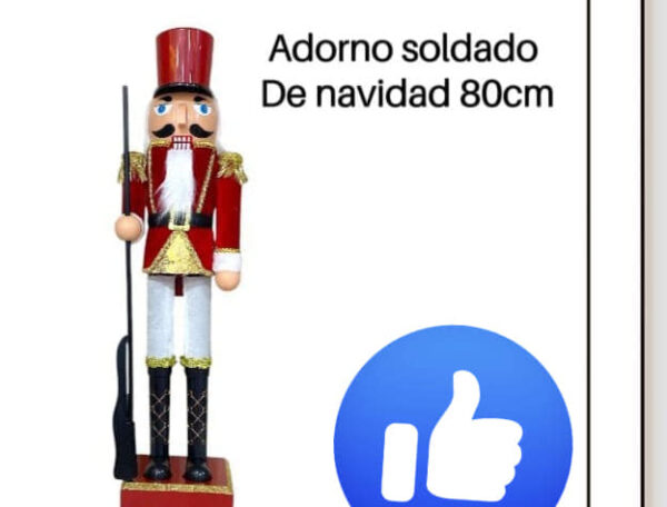 ADORNO SOLDADO DE NAVIDAD - Imagen 3