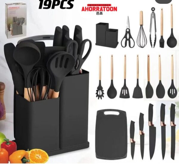 JUEGO DE UTENSILIOS DE COCINA X19PCS - Imagen 3